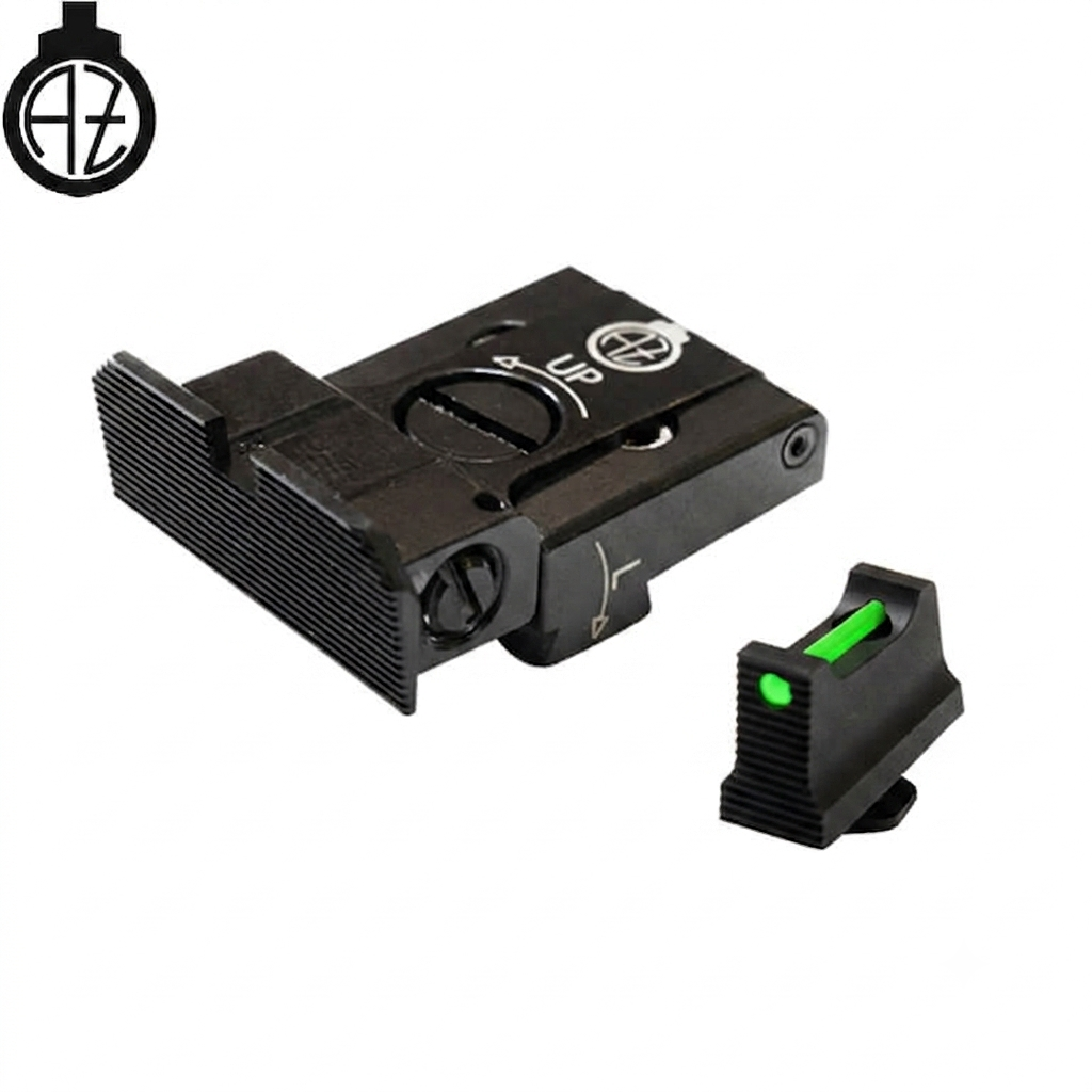 Walther PDP low adjustable sights with fiber optics | type