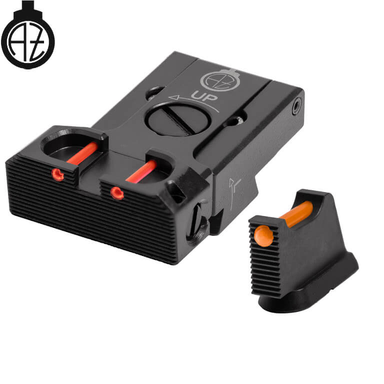 CZ 75B CZ P-01 CZ 75 SP-01 adjustable sights with fiber optics | type B