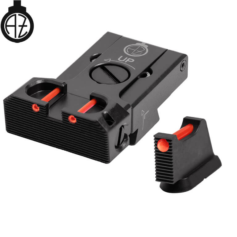 CZ 75B CZ P-01 CZ 75 SP-01 adjustable sights with fiber optics | type B
