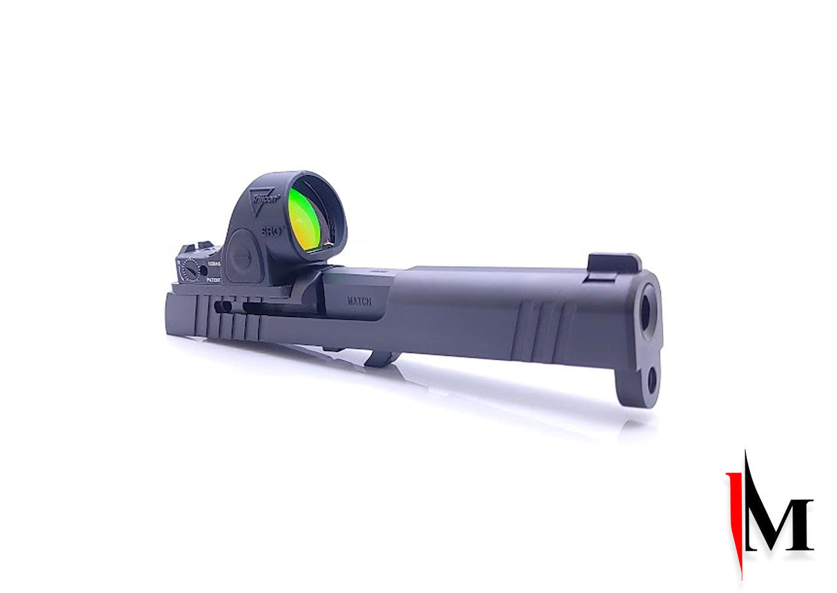Dan Wesson DWX Optics Ready plate with sights | Trijicon RMR footprint Impact Machine