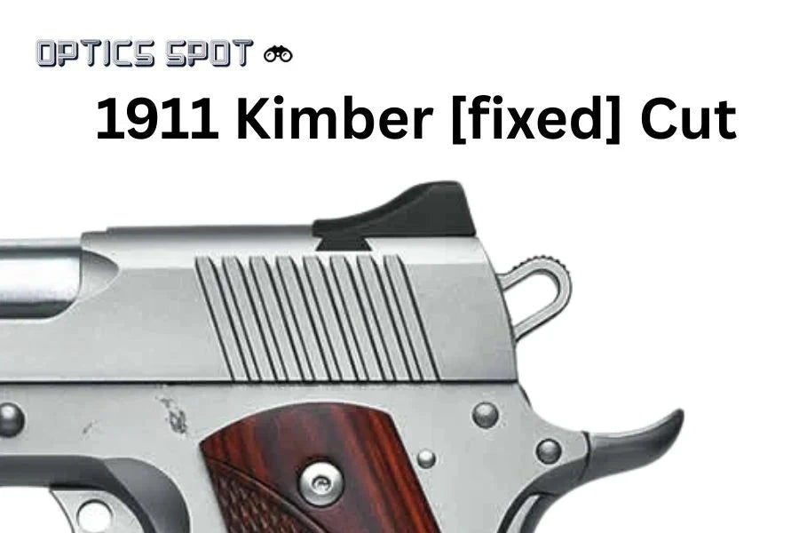 1911 [Kimber Fixed Cut] red dot mount | type S [RMSc, DPP, K-series footprint] EGW