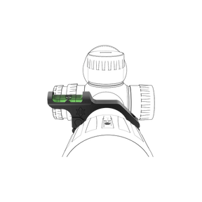 1 inch [25.4 mm] offest bubble level for rifle scope