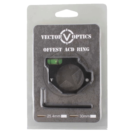 1 inch [25.4 mm] offest bubble level for rifle scope