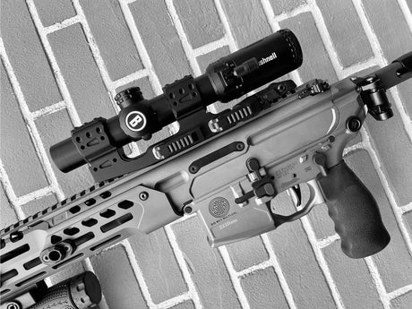 34mm scope mount cantilever | Picatinny QD Ergo base - Medium