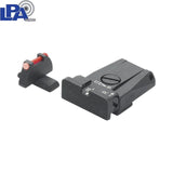 Beretta [92A1 92X 92XI 98A1 M9A3 & other] adjustable sights | with fiber optics