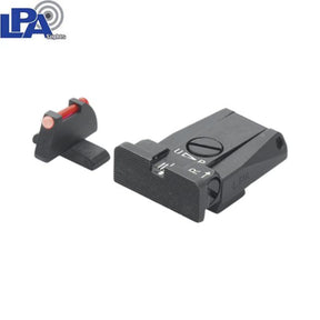 Beretta [92A1 92X 92XI 98A1 M9A3 & other] adjustable sights | with fiber optics