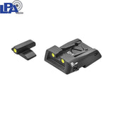 Beretta 92X Performance adjustable sights | with luminescent dots