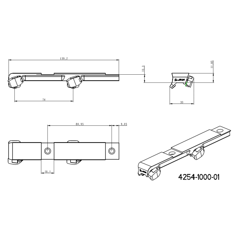 30mm scope rings | long Blaser base