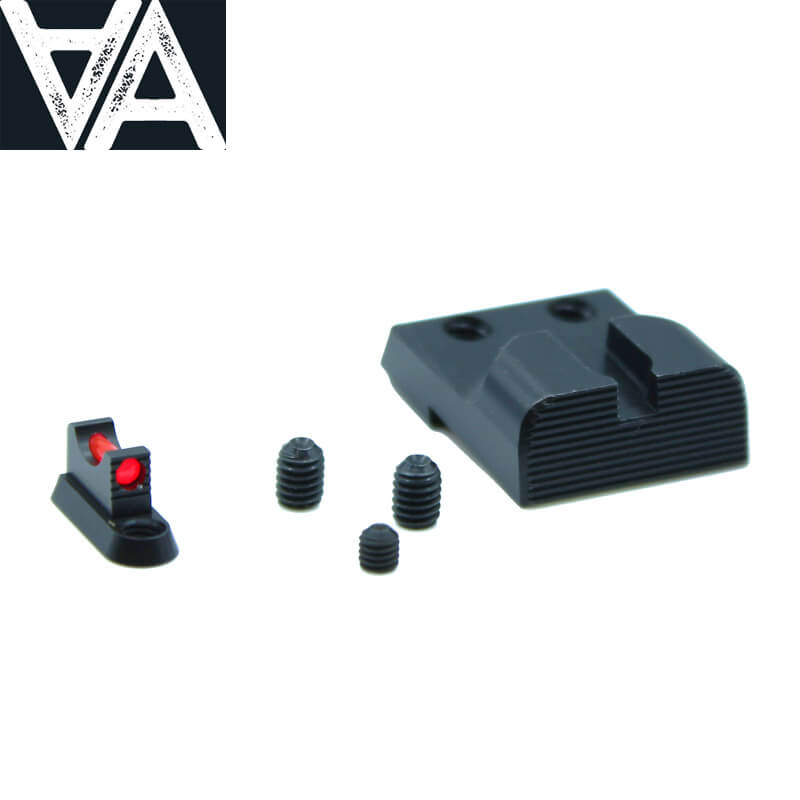 CZ P-10 sport sights with fiber optics Angry Bear