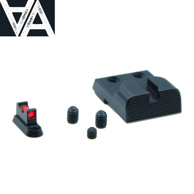 CZ P-10 sport sights with fiber optics Angry Bear