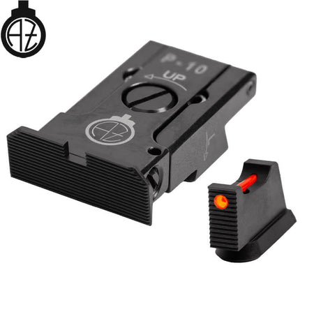 CZ P-10 adjustable sights with fiber optics | type