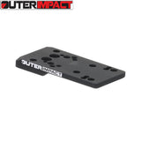 CZ P-10 [P-10C P-10F P-10S] red dot mount | type C [RMR RTS Docter footprint]