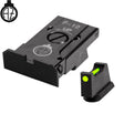 CZ P-10 adjustable sights with fiber optics | type