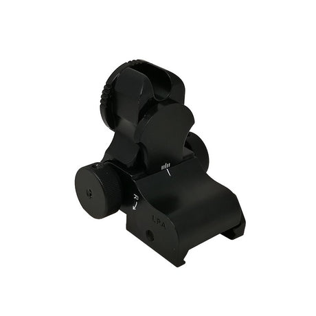 Folding adjustable sights for Picatinny base [AR-15 M4 & other] | with fiber optics