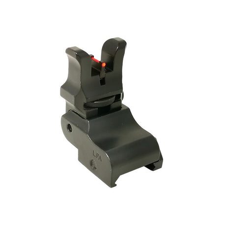 Folding adjustable sights for Picatinny base [AR-15 M4 & other] | with fiber optics