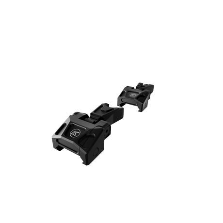 Folding semi-adjustable sights for Picatinny base [AR-15 M4 & other] | blank