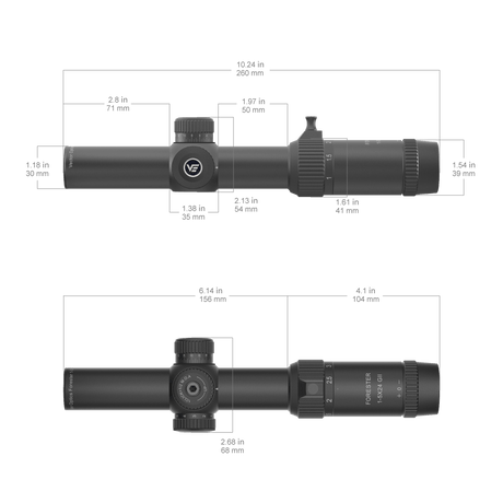 Vector Optics Forester 1-5x24SFP GenII rifle scope