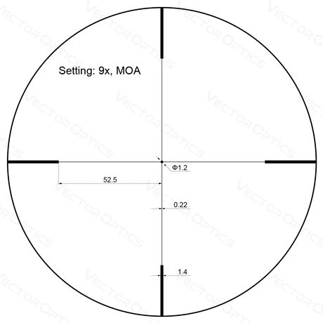 Vector Optics Forester JR. 3-9x40 rifle scope