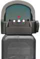 Walther PDP tall semi-adjustable sight set | with white dots LPA