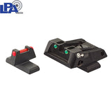 Beretta APX adjustable sights | with fiber optics