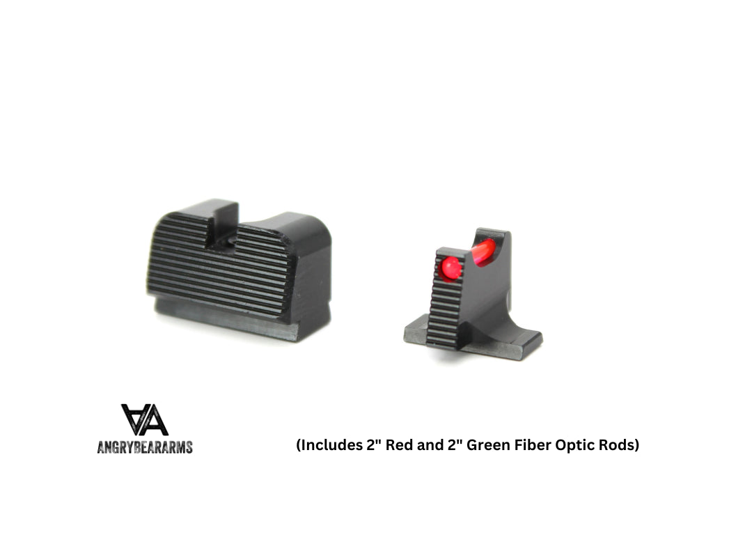 Sig Sauer P220, P226, P229, P320 & P365 Optics Ready tall sport sights with fiber optics