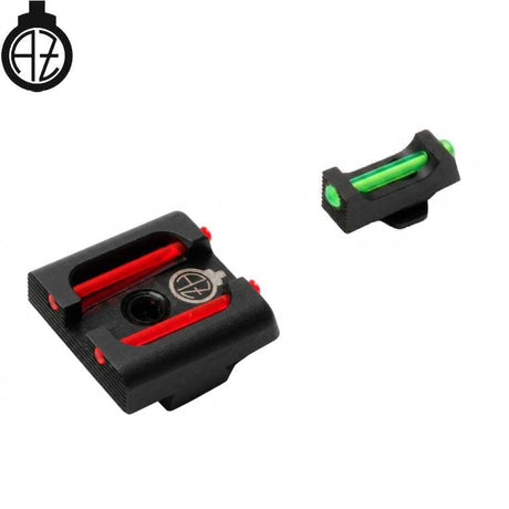 Sights for Glock [G17 G19 G26 & other] with fiber optics | type B