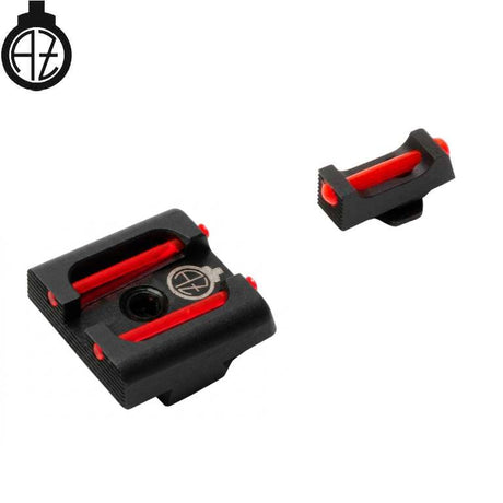 Sights for Glock [G17 G19 G26 & other] with fiber optics | type B