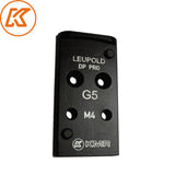 Steel red dot plate for Glock MOS | Leupold DPP footprint
