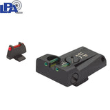 Beretta [92A1 92X 92XI 98A1 M9A3 & other] adjustable sights | with fiber optics
