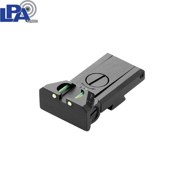 Tanfoglio [Match Stock & Custom] adjustable rear sight | with fiber optics