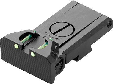 Tanfoglio Match, Stock & Custom fully adjustable rear sight | with fiber optics