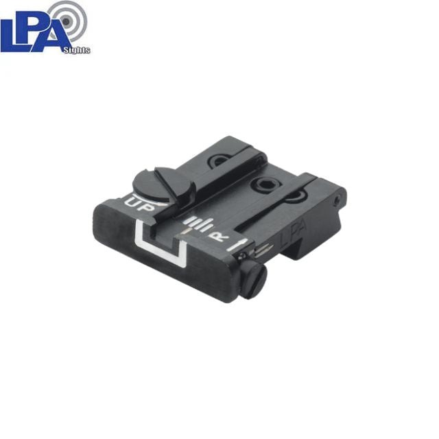Taurus PT92 PT100 & 58 adjustable rear sight | with white lines
