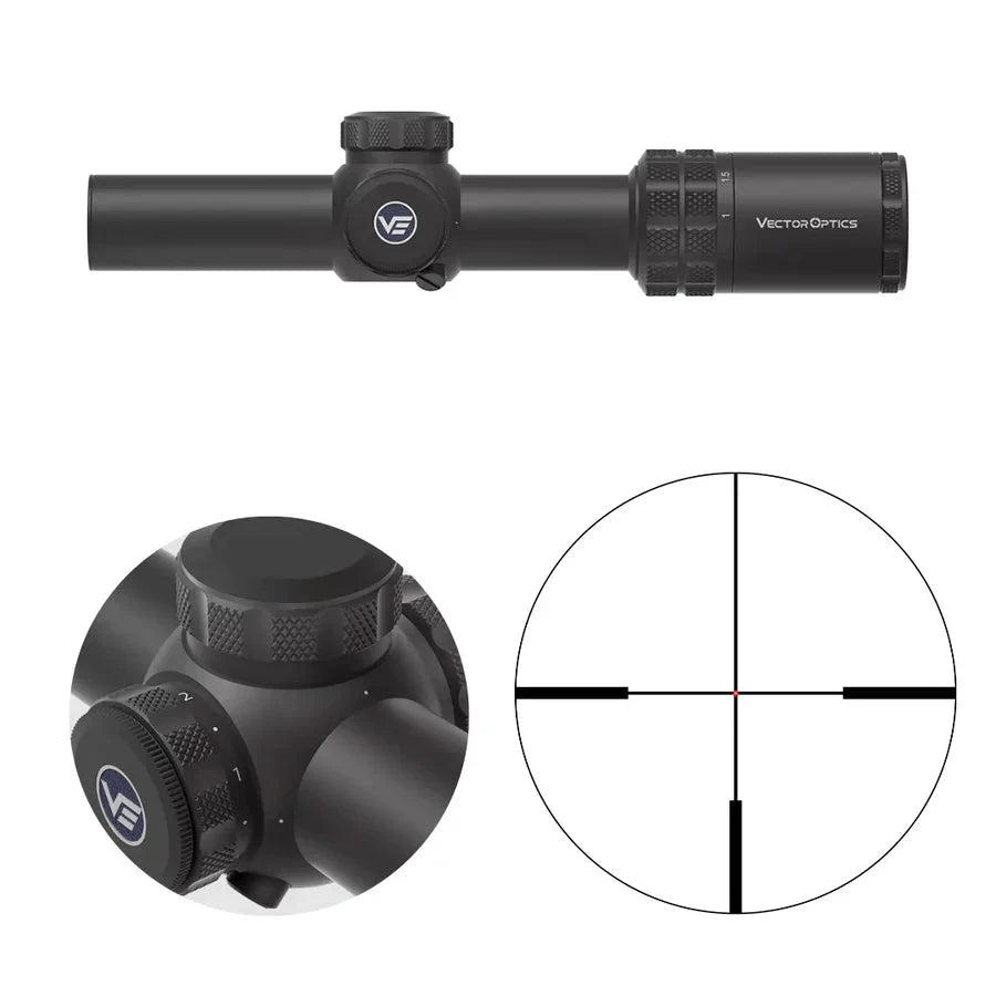 Vector Optics Continental x8 1-8x24 SFP Fiber riflescope – Optics Spot