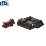 Walther Q4 SF OR & Q5 Match SF adjustable sight set | with fiber optics type A
