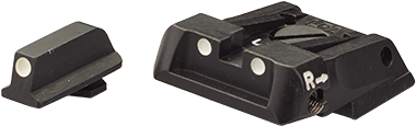 Walther Q4 SF OR & Q5 Match SF adjustable sight set | with white dots