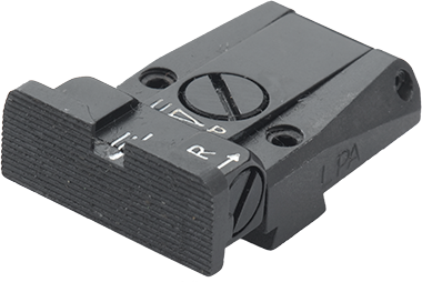 Walther Q5 Match SF, Q4 SF OR fully adjustable rear sight | grooved