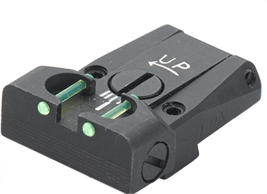 Walther Q5 Match SF, Q4 SF OR fully adjustable rear sight | with fiber optics