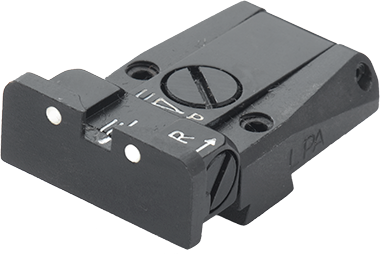 Walther Q5 Match SF, Q4 SF OR fully adjustable rear sight | with white dots
