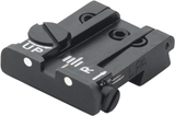 Browning Hi-Power adjustable rear sight | white dots