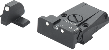 FN 502 adjustable sights | white dots