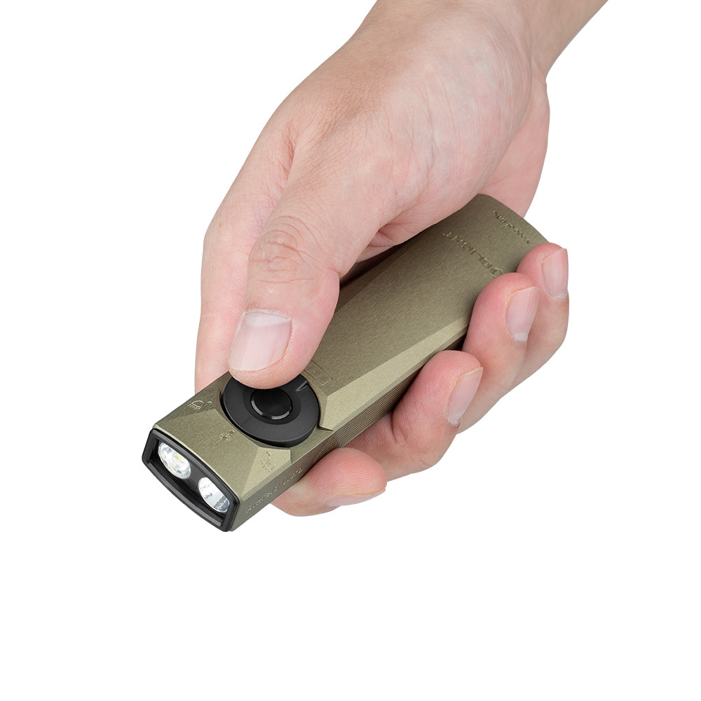 Olight Arkfeld Ultra | flat 3-in-1 EDC flashlight | 1.400 lm - Olive Green