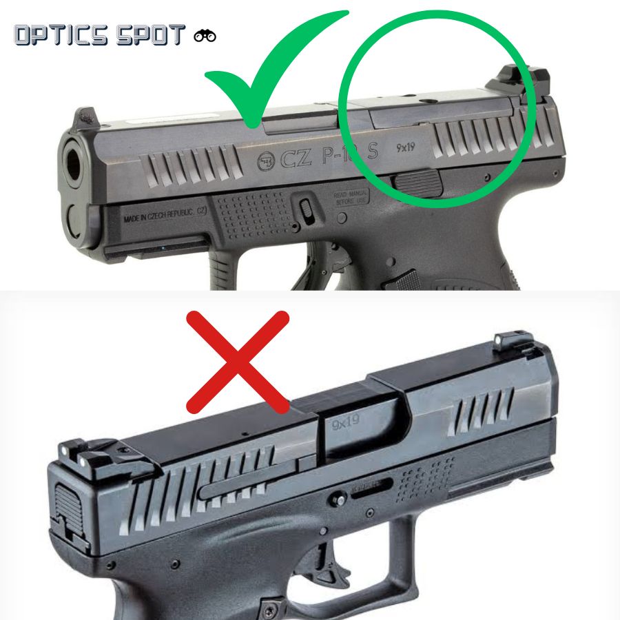 CZ P-10 Optics Ready plate | Aimpoint Acro footprint