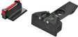Ruger GP100 adjustable sights | fiber optic