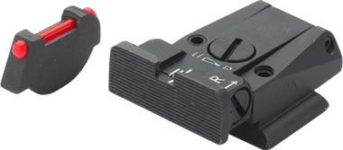 Ruger P85 & P89 adjustable sights | fiber optic
