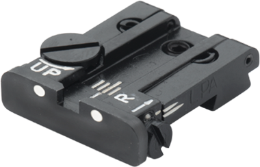 Sig P226 LDC adjustable rear sight | white dots