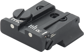 Smith & Wesson [Cal. 9 Cal. 40 3rd Gen & 1911E Cal. 45] adjustable rear sight | white dots