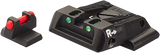 Smith & Wesson M&P adjustable sights | fiber optic