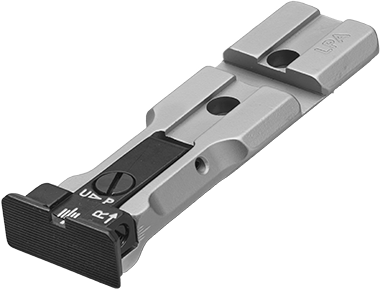 Smith & Wesson revolver [686 629 19 66 586 & other] red dot ready adjustable rear sight | blank