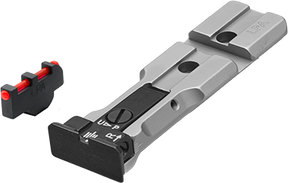 Smith & Wesson revolver [686 629 19 66 586 & other] red dot ready adjustable sights | fiber optic